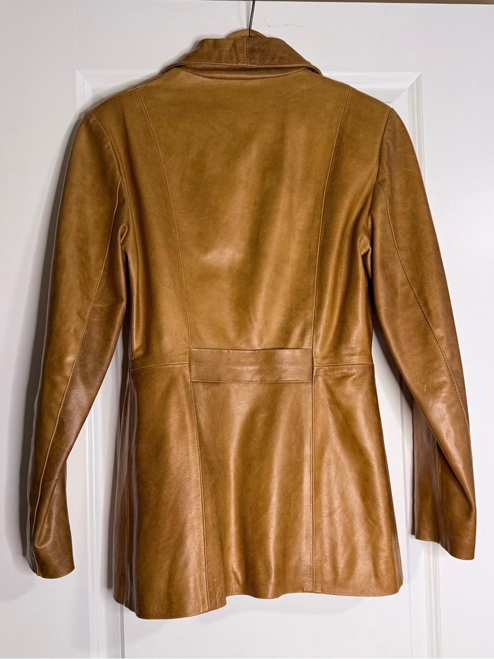 Vintage | Vera Pelle | Italian Leather Jacket | Women’s Size S | Camel Tan - Picture 6 of 12